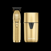 BaByliss PRO Limited Edition Gold FX Trimmer & UV Single-Foil Shaver Set