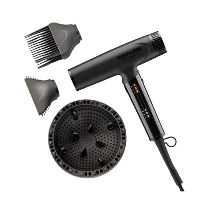 BaBylissPRO Nano Titanium Light Ionic High Speed Hair Dryer-botton accesories