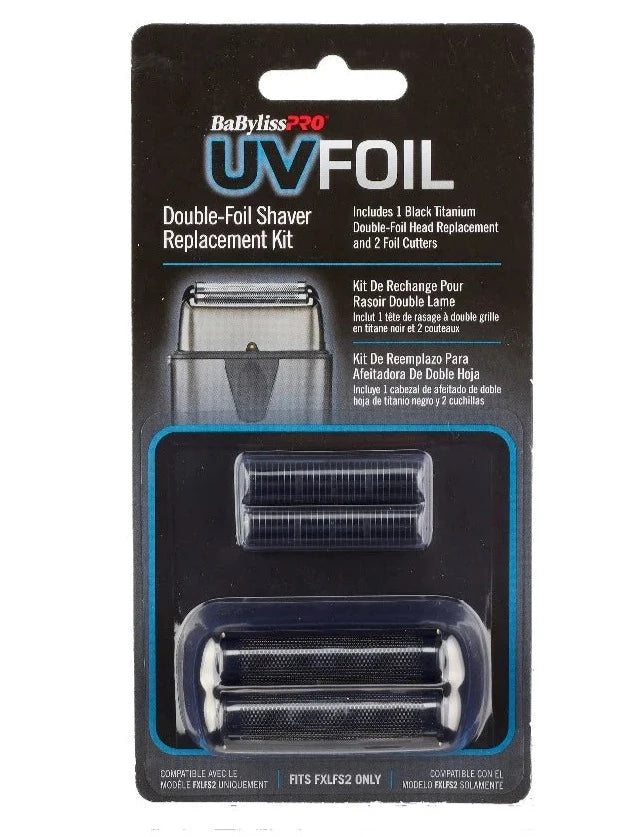 BaByliss PRO UV Foil Double-Foil Shaver Replacement Kit for FXLFS2