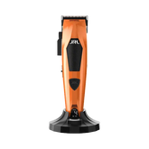 Orange and black hair trimmer with JRL branding on a white background