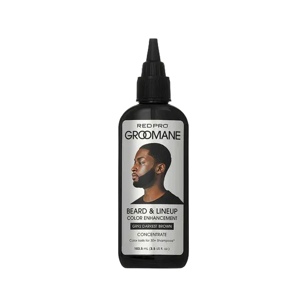 Groomane beard and line-up product bottle 
