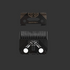 Gamma+ GP540B T1000 Echo Fade MIM replacement blade set black packaging front view
