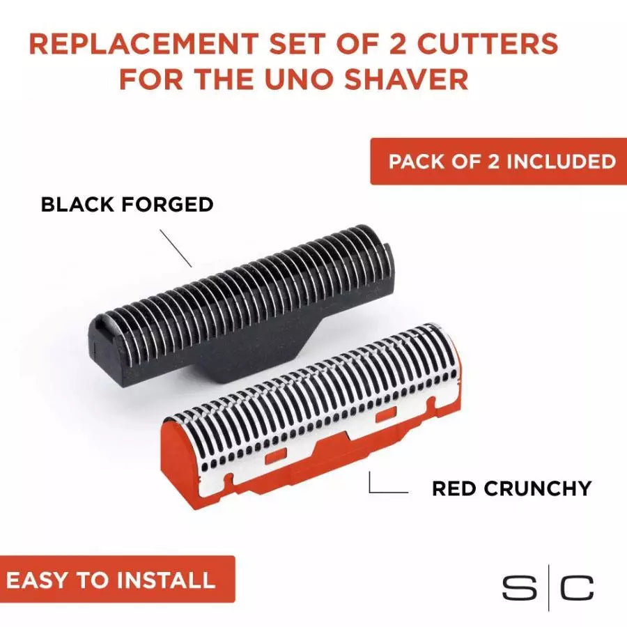 Gamma+ Uno Replacement Cutter Set - 1 Crunchy + 1 Forged