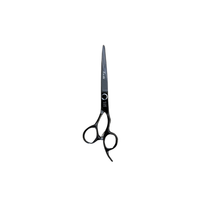 Kashi-B-1165-Professional-Shears-Hair-Cutting-Japanese-Steel-6.5-inch-Black-Color