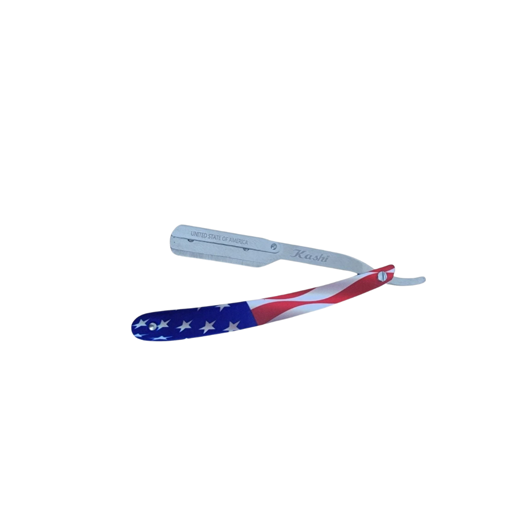 Kashi-R-118US-Professional-Straight-Razor-USA-Flag-1