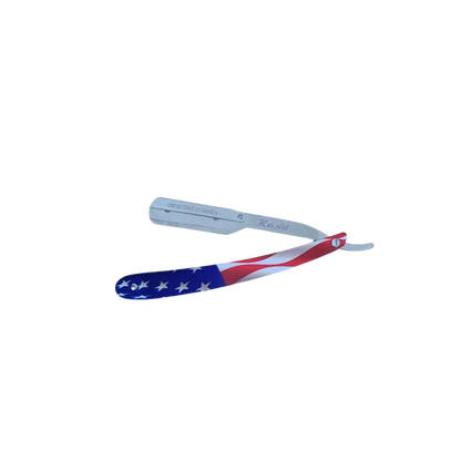 Kashi-R-118US-Professional-Straight-Razor-USA-Flag-1