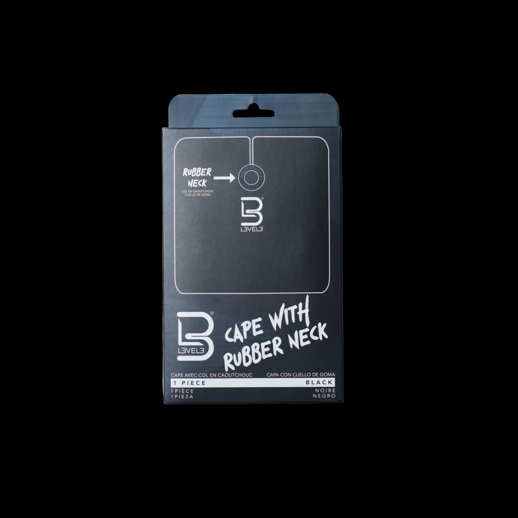 L3VEL3 Cape with Rubber Neck Black – product photo