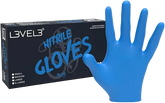 L3VEL3 Professional Nitrile Gloves – Blue (100 Pack)