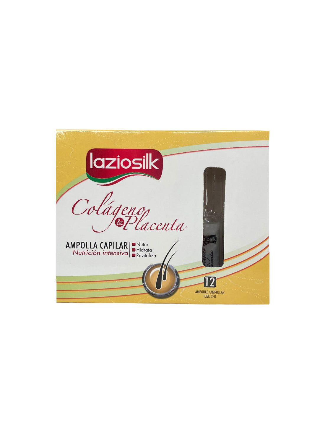 Laziosilk Colagen &amp; Placent Hair Ampoule 12pcs/box