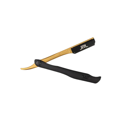 Magnetic Straight Edge Razor black gold