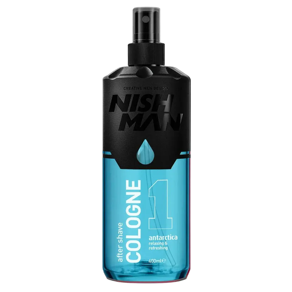 Nish Man after shave cologne bottle