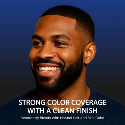  color enhancement, airbrush beard dye, lineup color enhancement, semi permanent beard color, gray coverage, groomane concentrate