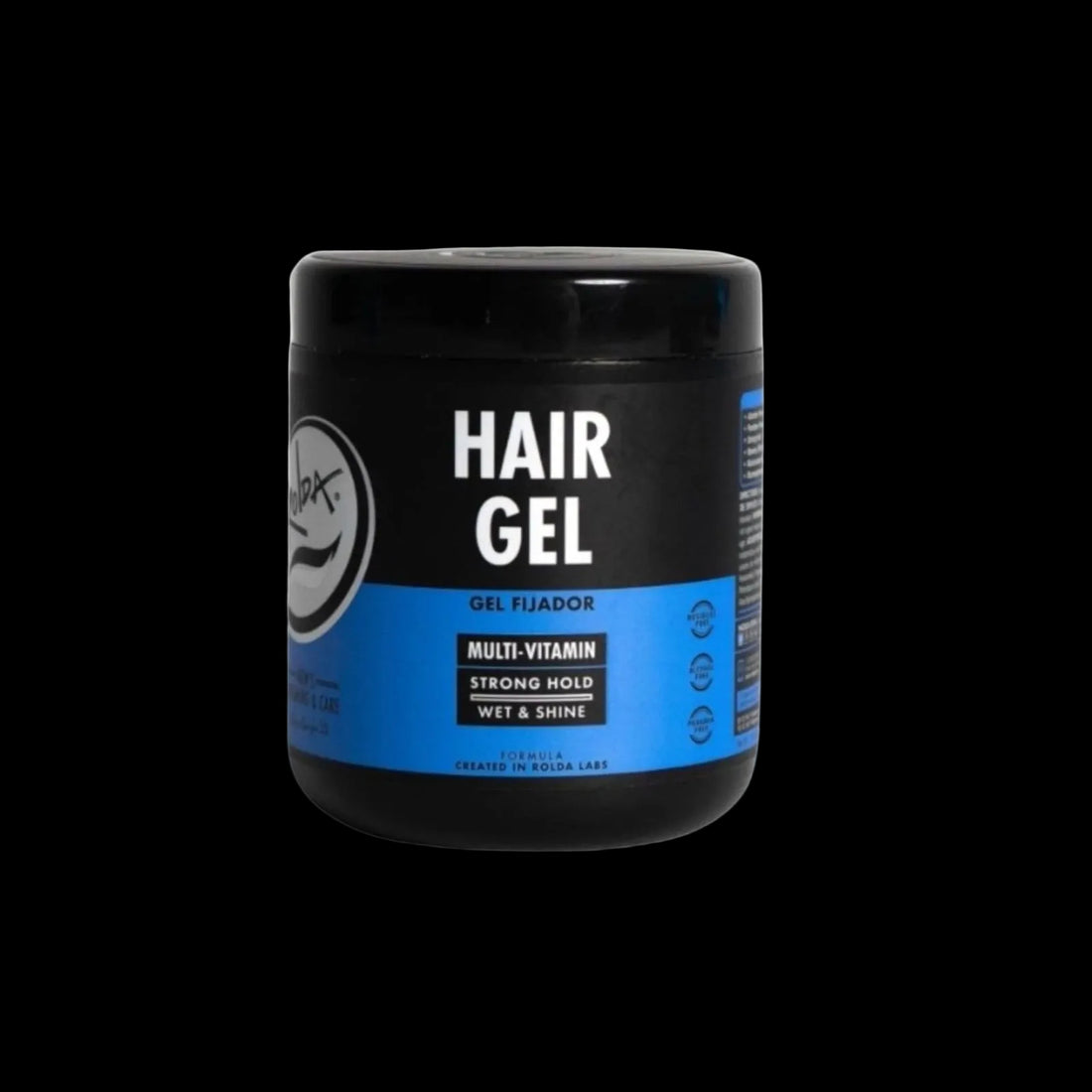Rolda Hair Gel Multi-Vitamin Strong Hold Wet &amp; Shine 500g jar