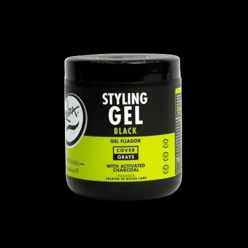 Rolda Black Styling Gel Black Radiant Ultra Hold 500g 17.63oz