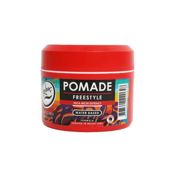Rolda FreeStyle Pomade Medium Hold Medium Shine Water Based w/ Inca Inchi Extract