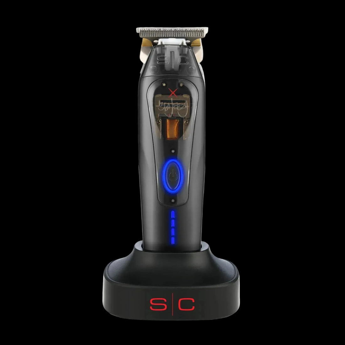 StyleCraft x 360 Jeezy cordless trimmer SC423B in black, front view