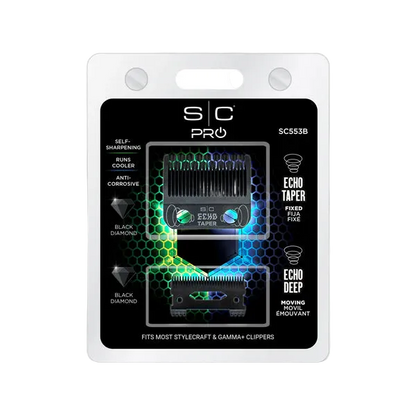 SIC Pro hair clipper packaging with brand logo and product 
