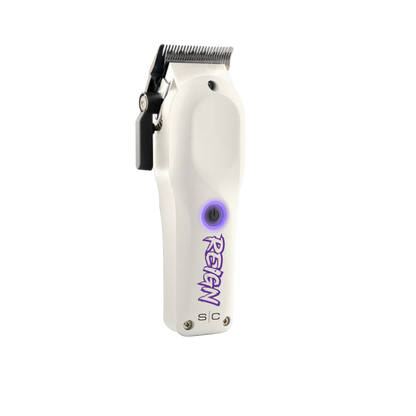 White hair clipper with black accents side