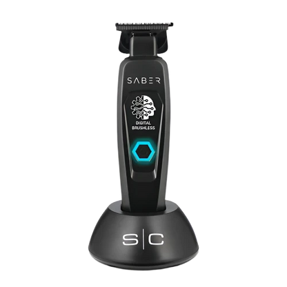 StyleCraft Saber Hair Trimmer Cordless Digital Brushless Motor Black