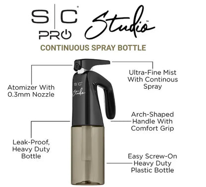 StyleCraft Studio  Continuous Spray Bottle  6.8 oz