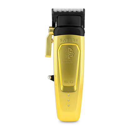 StyleCraft Saber 2.0 Clipper  Cordless Modular Hair Clipper with High-Torque Digital Brushless Motor GOLD