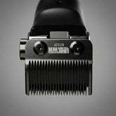 UNKWN Vortex Cyclone Clipper DLC fade blade close-up for professional fading - Barber Supplies Shop