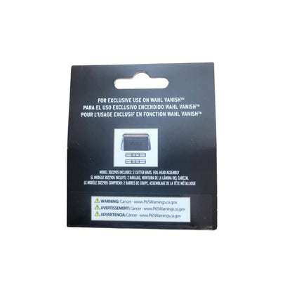 Cuchillas y láminas de repuesto Wahl Vanish Double Foil Shaver Modelo 3022905