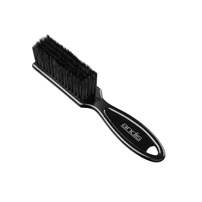 Black brush with bristles 