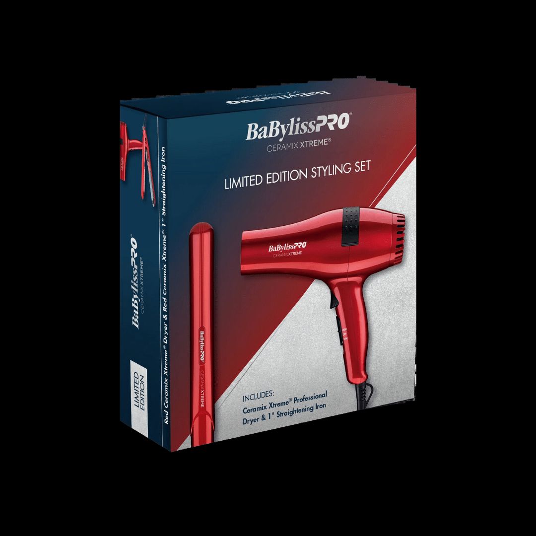 BaByliss PRO Limited Edition Red Ceramix Xtreme Set Barber Supplies Shop