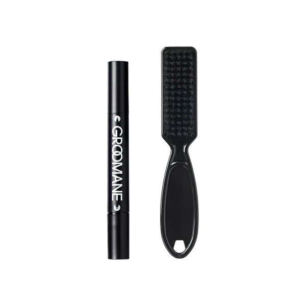 GROOMANE Waterproof Beard Filling Dual Tip Pen &amp; Brush