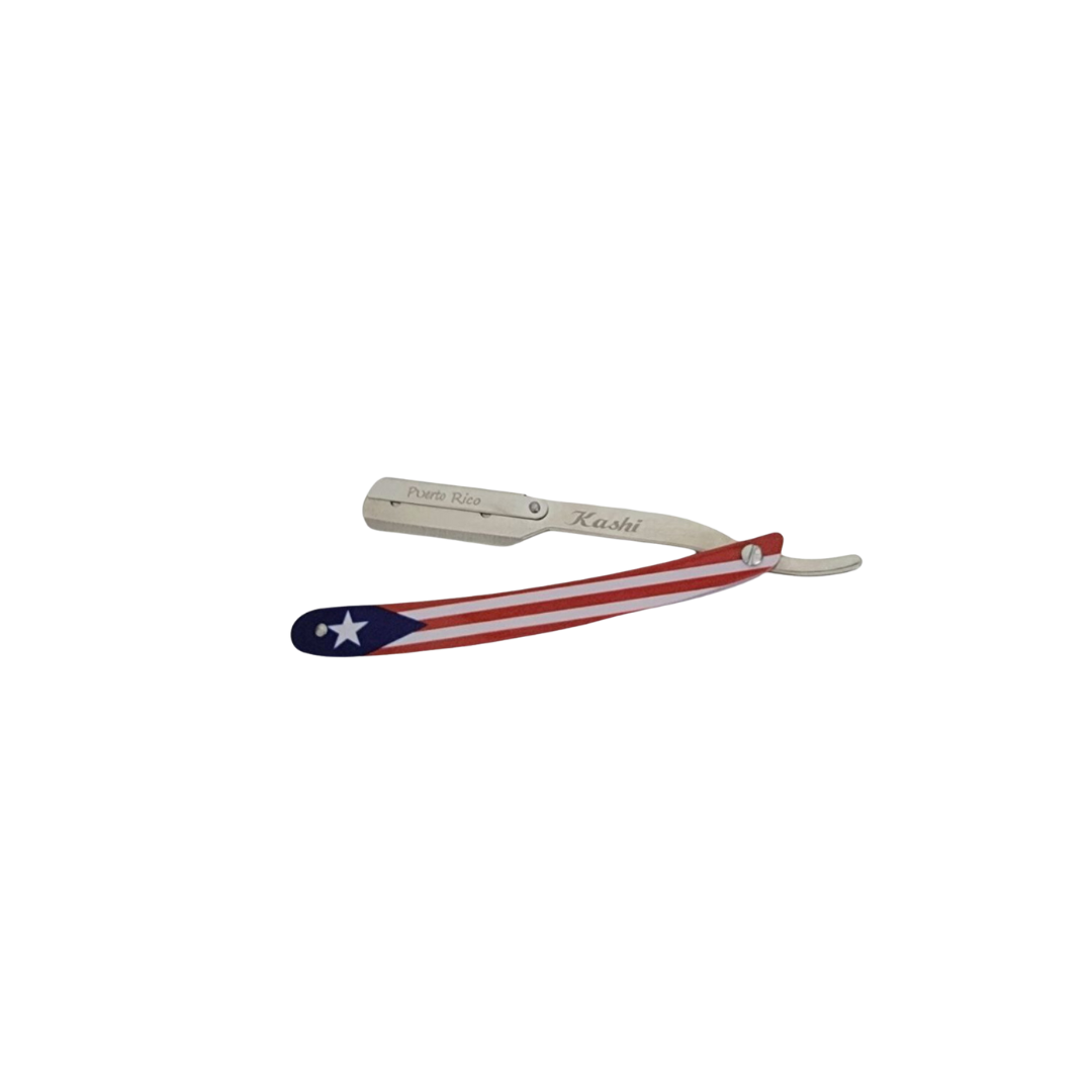 kashi-R-118PR-straight-razor-puerto-rico-flag