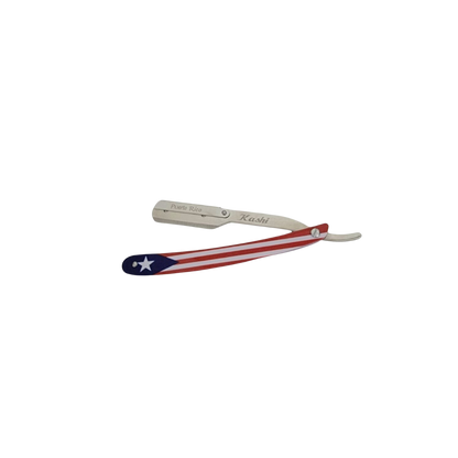 kashi-R-118PR-straight-razor-puerto-rico-flag