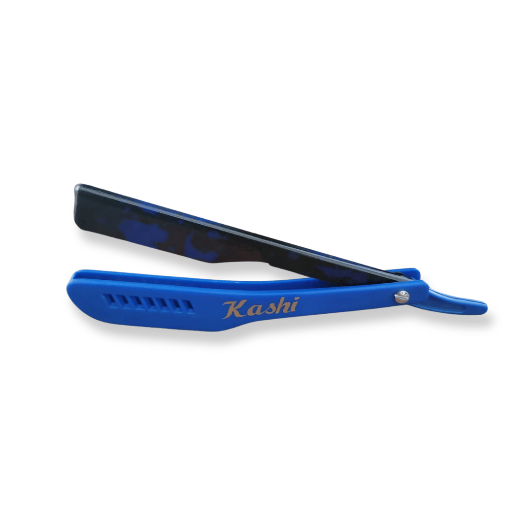 Kashi RBL-130C  Straight Razor Blade  Blue print  Color