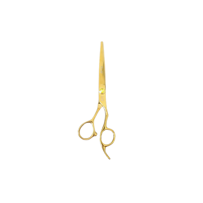 Kashi G-1165 Professional Cutting Hair Shears Gold Japanese Steel 6.5in