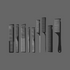 L3VEL3 9PC Hair Styling Comb Set - set profesional to 9 comb for barber