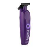 Purple grooming tool with &