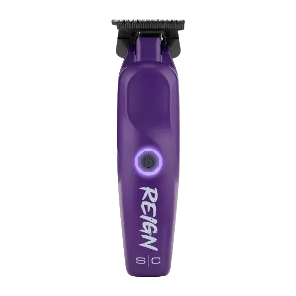 Purple hair trimmer with &