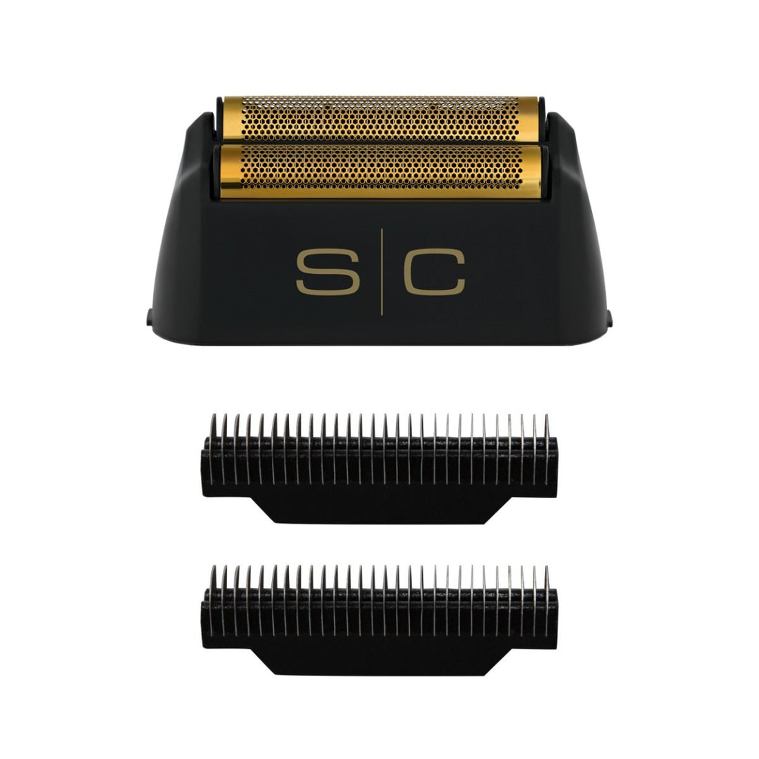 StyleCraft SC542B Gold Titanium Foil Head and Echo Cutter Set for Instinct Shaver — main view
