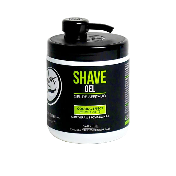 Rolda Shave Gel Cooling Effect w/ Aloe Vera &amp; Provitamin B5 Clear, foam-free shaving gel with Aloe Vera, Pro-Vitamin B5, and menthol. Superior glide, precision, and freshness. Ideal for sensitive skin.