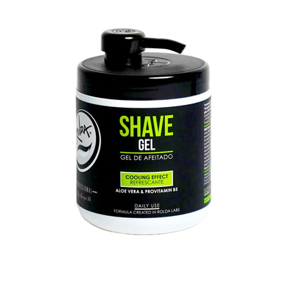 Rolda Shave Gel Cooling Effect w/ Aloe Vera &amp; Provitamin B5 Clear, foam-free shaving gel with Aloe Vera, Pro-Vitamin B5, and menthol. Superior glide, precision, and freshness. Ideal for sensitive skin.