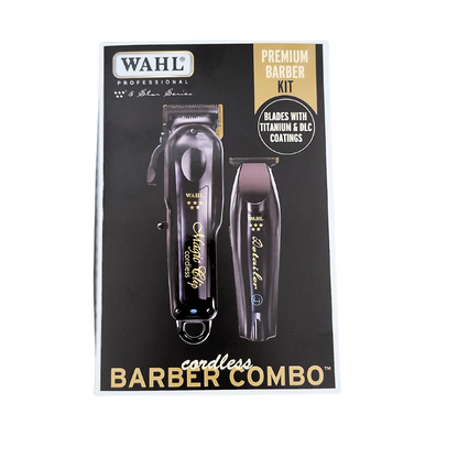 Wahl Cordless Barber Combo Magic Clipper &amp; Detailer Li Trimmer model 3025397