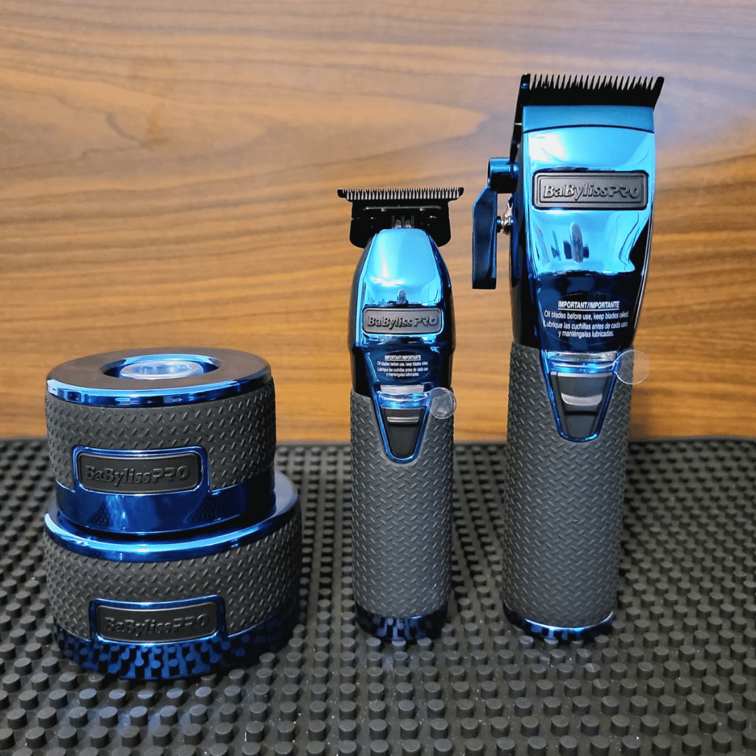 BaByliss PRO Limited  BLUEFX Boost+  Clipper &amp; Trimmer Set with Charging Base