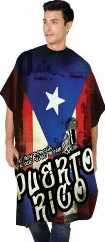 Capa de Barbero de Puerto Rico | Bandera de Puerto Rico - Talla única