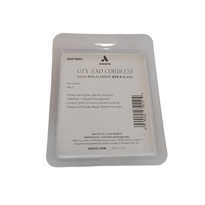 ANDIS beSPOKE Trimmer Blade (GTX-Z) Gold  upc 040102741104 deep tooth