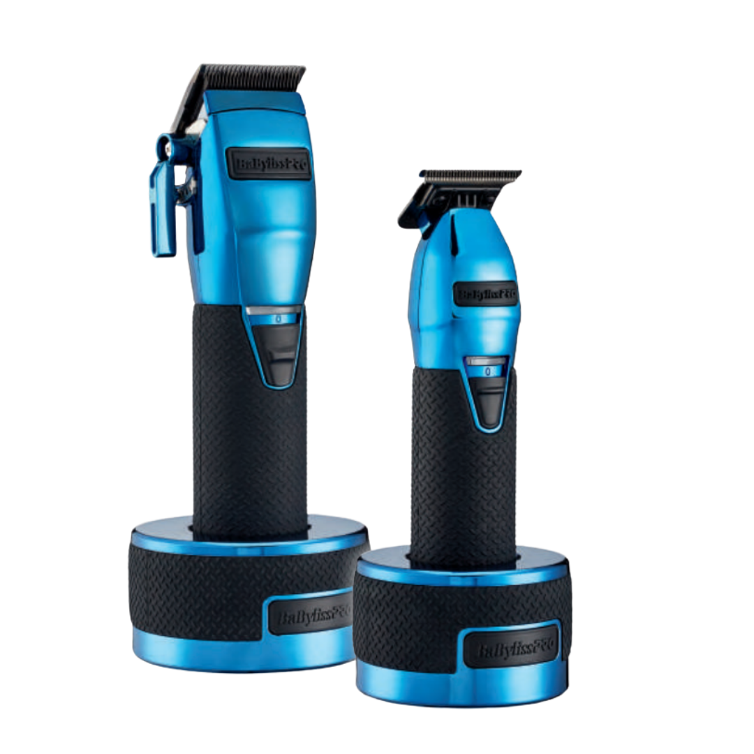 BaByliss PRO BlueFX Boost+ バリカン レア 希少 BaByliss PRO Limited BLUEFX Boost+ Clipper & Trimmer Set