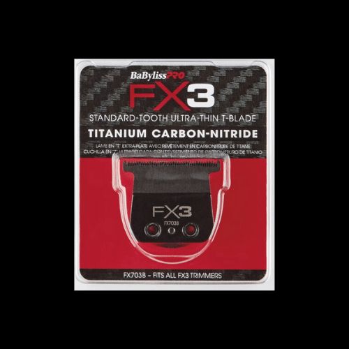 BaByliss PRO FX3 Titanium Carbon-Nitride Standard-Tooth Ultra-Thin Replacement T-Blade