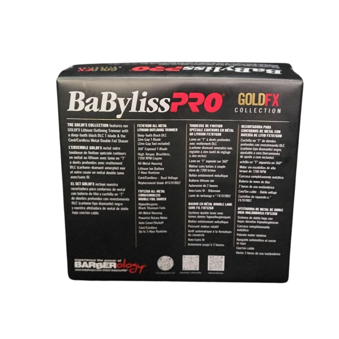 BaBylissPRO-GoldFx-Collection-Trimmer-and-Shaver-foil-Limited-Edition-Combo-box edition 2022