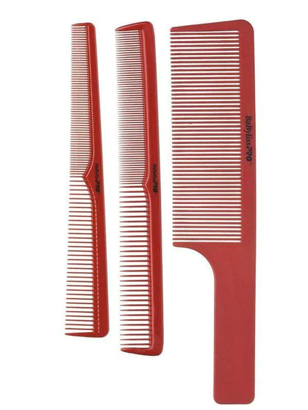 BaByliss Pro Barberology 3pc Set of Barber Combs