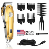 Kemei KM 1986 + PG Professional Cordless Hair Clipper | Trimmer 🔥 Gold Color,