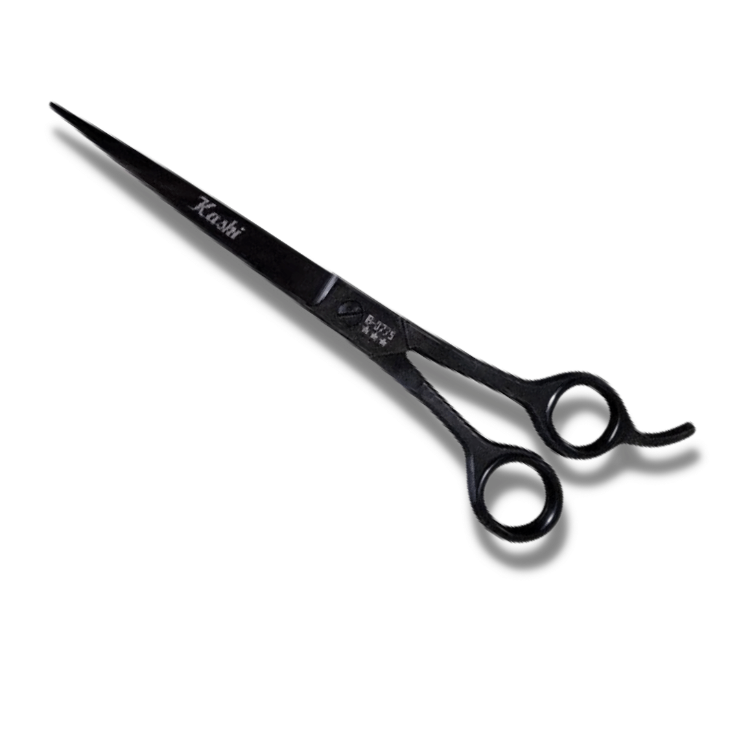 Kashi B-0775 Professional Hair Cutting Shears Japanese Steel , 7 inch Black color